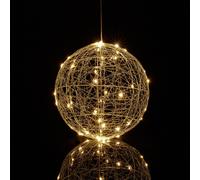 relaxdays Sphère décorative LED 25 cm