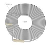 relaxdays Spirale de nettoyage de tuyaux Manivelle & griffe