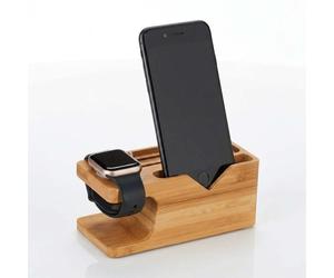 Relaxdays Station de charge smartphone et montre