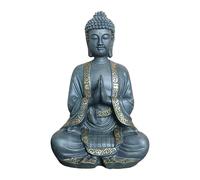Relaxdays Statue de Bouddha en prière, 38 cm