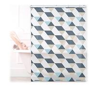 Relaxdays Store de Baignoire, 120 x 240 cm, Rideau de Douche avec Chaine, Montage Flexible, Salle de Bain, coloré, Plastique, 1 unité
