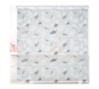 relaxdays Store de Baignoire, 160 x 240 cm, Rideau de Douche avec Chaine, Montage Flexible, Salle de Bain, Noir-Blanc