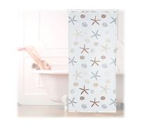 relaxdays Store de douche OCEAN Coquillages, étoiles de mer 100,0 x 240,0 cm