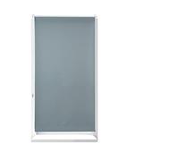 Relaxdays Store enrouleur occultant gris sans perçage 60-120 cm de large protège de la chaleur lxH 76 x 210 cm