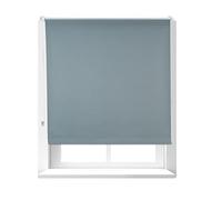 Relaxdays Store Enrouleur occultant, Lot de 2, sans perçage, protège de la Chaleur, fenêtres, 120x160 cm, Tissu 106 cm, Gris