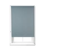 Relaxdays Store Enrouleur occultant, Lot de 4, sans perçage, protège de la Chaleur, Portes, fenêtres, 80x165 cm, Tissu 76 cm, Gris