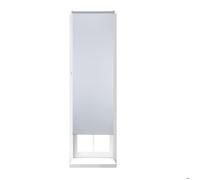 Relaxdays Store Enrouleur Thermique Chaînette latérale Fixation clips sans perçage, 70 x 210, largeur tissu 66 cm, blanc