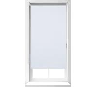 Relaxdays Store Enrouleur sans perçage, à Clipser, chaînette latérale, 80x220 cm, Largeur du Tissu 76 cm, Blanc