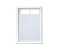 Relaxdays Store vénitien sans perçage volet fenêtre blanc laisse passer la lumière, 80 x 130 cm, blanc