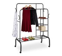 Relaxdays Superbe portant à roulettes