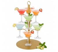 Relaxdays Tour boissons pour 8 verres