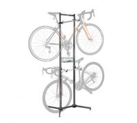 Relaxdays Support à vélos autoportant pour 2 vélos, VTT, route, VAE, noir, HxLxP 210x75x61 cm