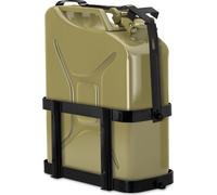 Relaxdays Support pour jerricane Automobile, pour 10 & 20 l, réserve, Porte bidon, métal, Support récipient, Noir