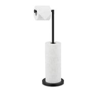 Relaxdays Support de papier-toilette en noir