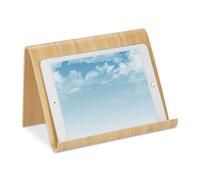 relaxdays Support de tablette en bois