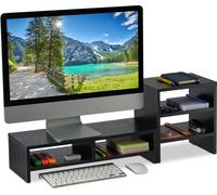 relaxdays Support d'écran avec tablettes