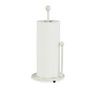 Relaxdays 10026417 Support de Rouleau Pieds, Fonte de Fer, Porte-sopalin Retro, Style Rustique, Hauteur: 33 cm, Blanc, Weiß