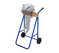 Relaxdays Support moteur hors-bord acier et bois