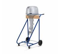 Relaxdays Support moteur hors-bord acier et bois