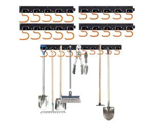 Relaxdays Support mural pour outils de jardin