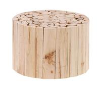 Relaxdays Support naturel pour pots de fleurs