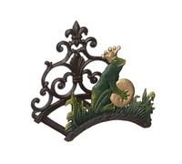 Relaxdays Support mural pour tuyau d’arrosage – Antique en fonte de fer HLP 23×24×15 cm, multicolore