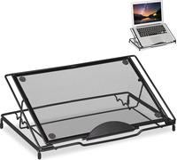 relaxdays Support pour ordinateur portable pliable