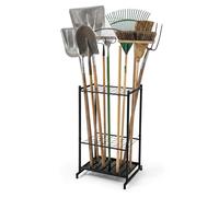Relaxdays support pour outils de jardin, 35 outils, noir