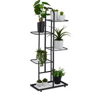 relaxdays Support pour plantes 5 étagères