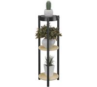 relaxdays Support pour plantes avec 3 étagères
