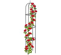 relaxdays Support pour plantes grimpantes rond noir