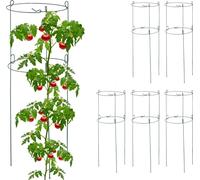 relaxdays Support pour plantes grimpantes rond, set de 6 pièces