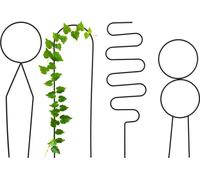 relaxdays Support pour plantes grimpantes Set formes géométriques