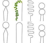 relaxdays Support pour plantes grimpantes Set formes géométriques