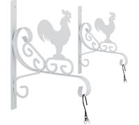 relaxdays Support pour pots de fleurs avec robinet, lot de 2