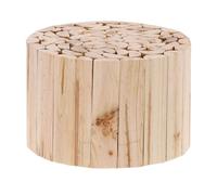 Relaxdays Support naturel pour pots de fleurs