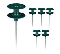 Relaxdays Support pour tuyau en lot de 6