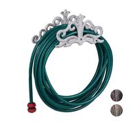 Relaxdays Support pour tuyaux fonte de fer blanc