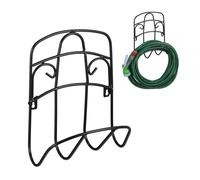 Relaxdays Support tuyau d’arrosage mur