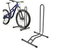 Relaxdays Support vélo, 29'', Largeur Pneu jusqu'à 6,5 cm, Roue Avant & arrière, au Sol, 1 vélo, Anthracite