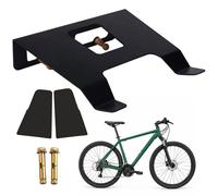 Relaxdays Support vélo 3-en-1 avec crochets