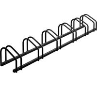 Relaxdays Râtelier pour 6 vélos, Roues de Largeur 60 mm Max., Porte-vélos en métal, Anthracite