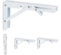 relaxdays Supports d'étagères pliables, lot de 4
