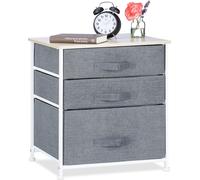 relaxdays Système d'étagères diverses variantes gris