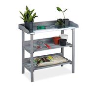Relaxdays Table de jardinage en bois