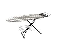 Relaxdays Table à Repasser Vapeur réglable Pliable 110x33 cm Gris-Blanc