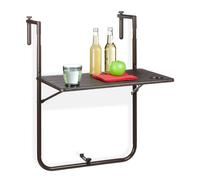 Relaxdays Table balcon suspendue