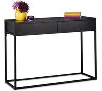 relaxdays Table console noire