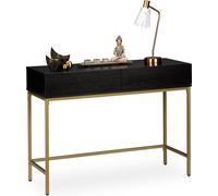 relaxdays Table console or noir