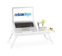 Relaxdays Table d’ordinateur portable en bambou